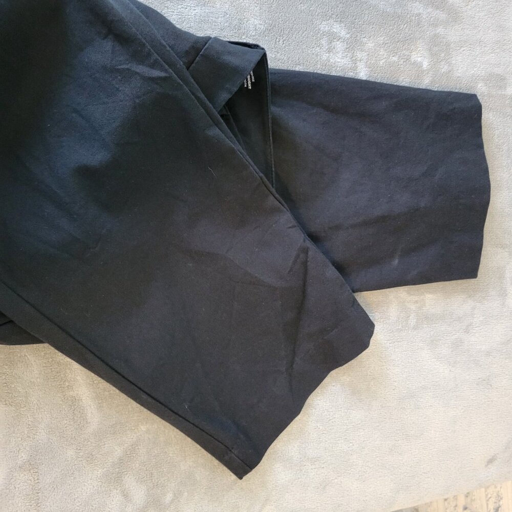 Old Navy Women's Plus 20 Pixie High Rise Capri Pants Black Cotton Elastic CAP41E - Picture 4 of 9